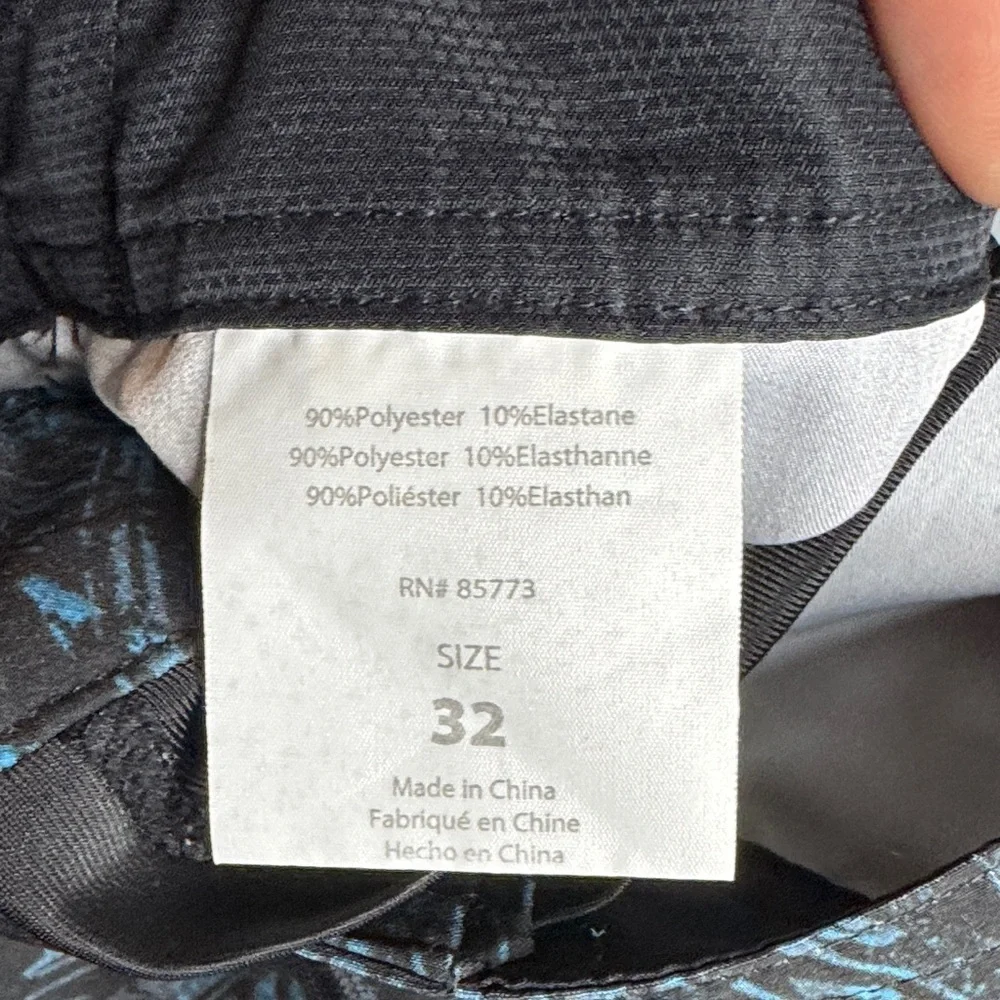 O'Neill Black and Blue Patterned Board Shorts